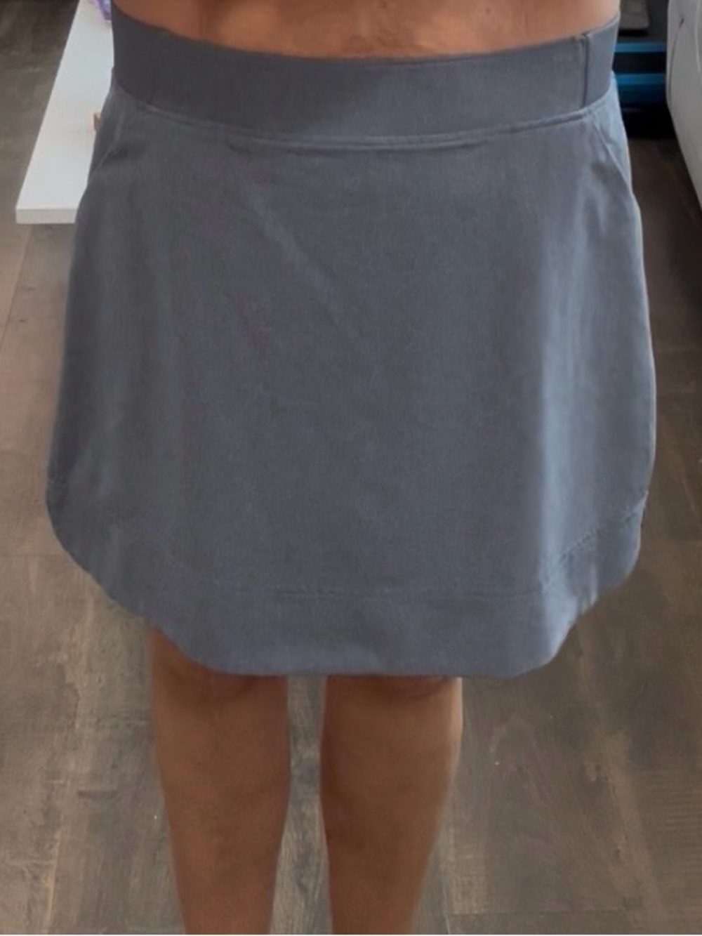 32 Degrees Cool Gray Performance Skort Size L Athletic Golf Tennis Stretch